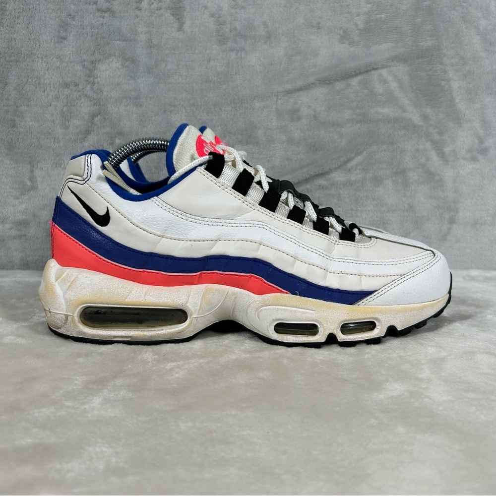 Nike Air Max 95 Essential Ultramarine Shoes 8 Mens White Sneakers 749766-106